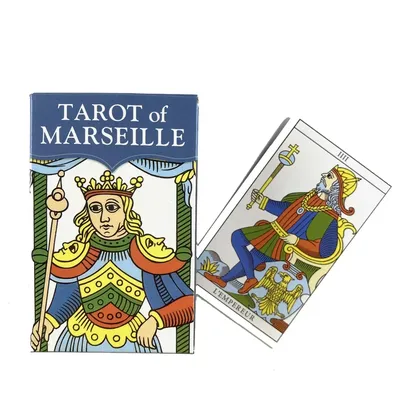 Mini Tarot Of Marseille Tarot Deck Leisure Party Table Gameplay Fortune-telling Prophecy Oracle