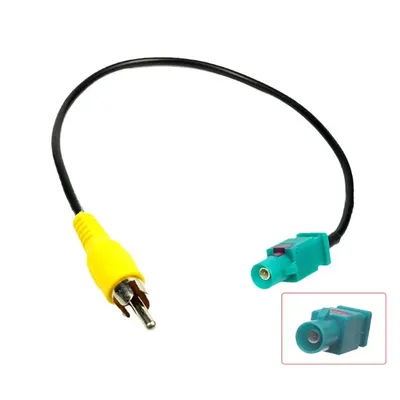 Applicable for Mercedes-Benz Land Rover Porsche Ford View Camera Adapter Cable Male Fakra To RCA