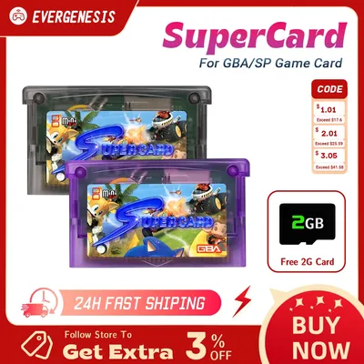 For Super GBA Mini Card SD Adapter For SP GBM IDS NDS NDSL GBA SP Burning Flash Card Game