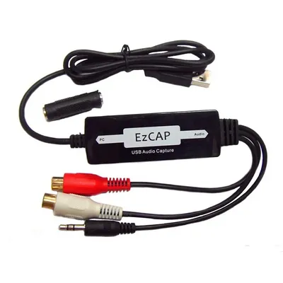 Ezcap216 Vinyl Cassette To CD /USB Audio Capture MP3 WMA WAV OGG Converter Recorder Edit Audio to