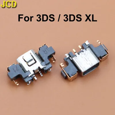 JCD 1PCS Original Power Jack Female Socket Charging Port Connector For 3DS LL XL Game Tail Plug