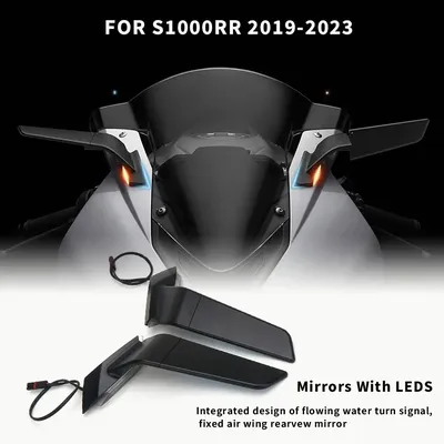 For BMW S1000 RR S 1000 RR S1000RR s1000rr 2019-2023 Wind Wing Motorcycles Adjustable Rotating