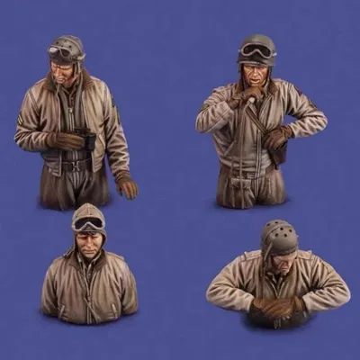 1/35 Resin Figure unpainted model Kit, military theme, (4 persons) unassembled and unpainted GK,626