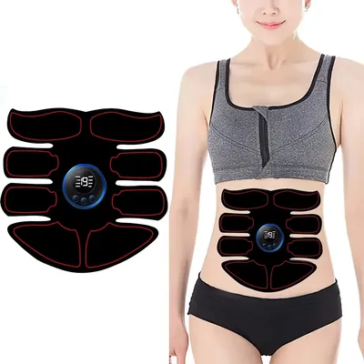 Wireless Abdominal Trainer Body Slimming Massager Fitness Trainer for The Muscles Exercise USB