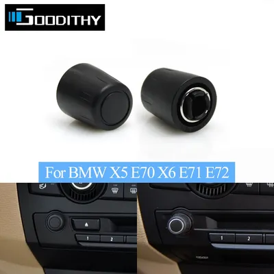 E70 E71 E72 Dashboard Multimedia Button CD Player Audio Radio Volume Rotary Switch Knob For BMW X5