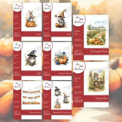 Pumpkin Patch Die Collection Rusty Hollow Casper Autumn Harvest Metal Cutting Dies Stamps Scrapbooking Diary Decoration Stencil