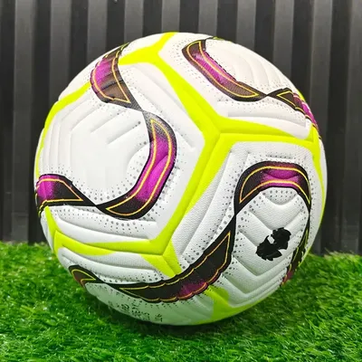 Premium Faux Leather Soccer Ball - Size 5, Seamless Design For Enhanced Performance & Durability,