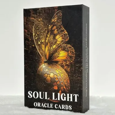 Soul Light Oracle Cards, Healing Light Tarot Deck, Cosmic Revelation, Universe Wisdom Oracle Cards,