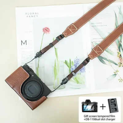 Suitable for Ricoh GR3 protective case, GR3X camera cover, GR III base camera bag, handmade PU