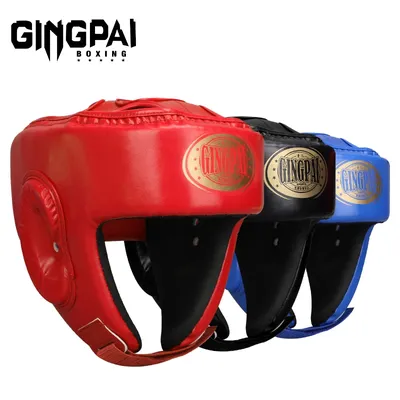 Boxing head protection fully enclosed combat protective gear, Muay Thai helmet, free combat, Sanda