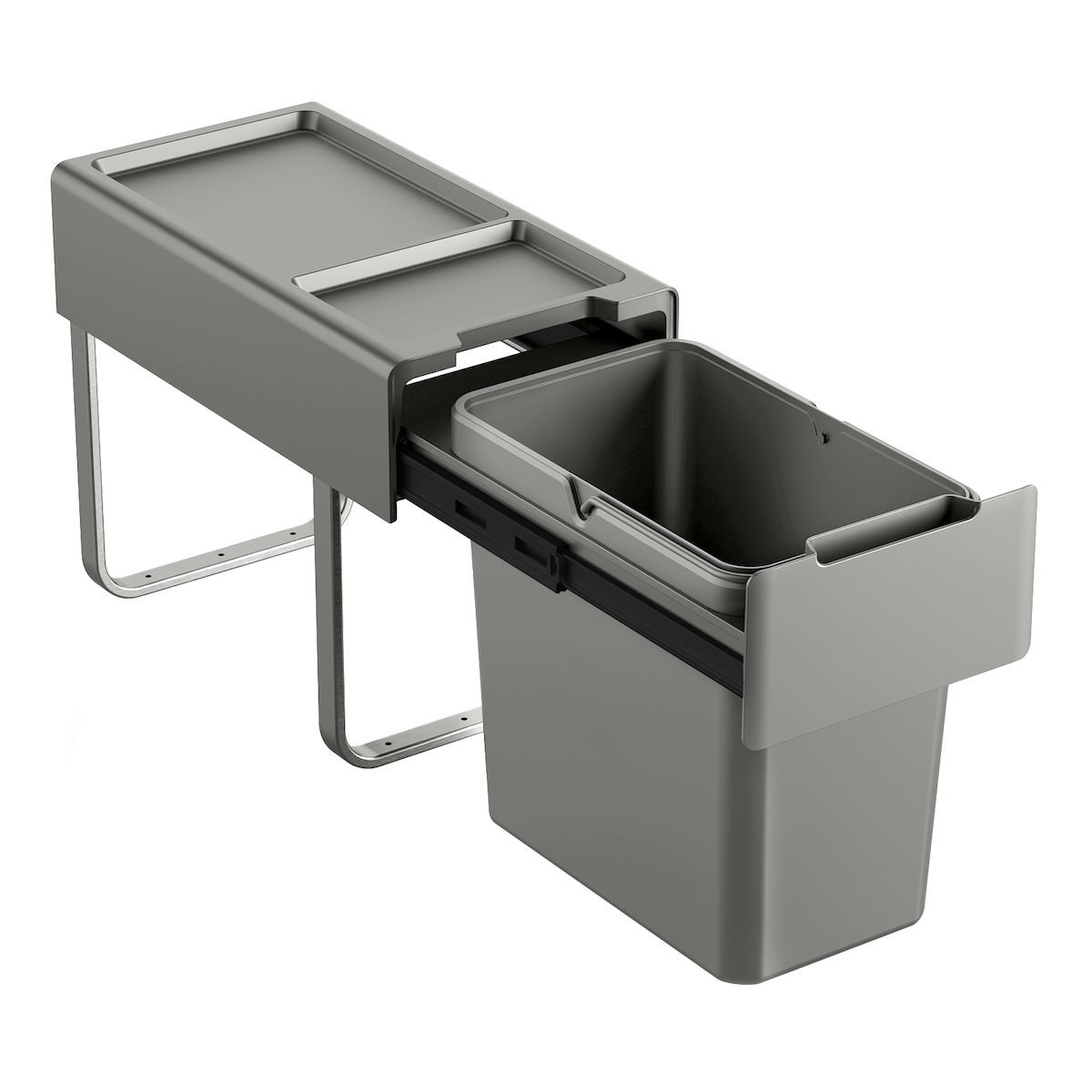 SVITA EM22 Einbaumülleimer 22L 1 Fach mit Deckel Abfalleimer Image