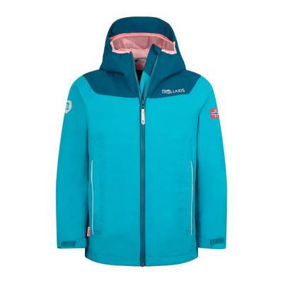 Trollkids - Girls Bergen Jacket - Regenjacke Gr 176 türkis Image