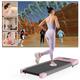Lacuffy Raceable Under Desk Treadmill for Smart Tech Devices Walking Pad with APP Control Max 136kg 159kg Walking Treadmill Equipped with Multi-Runner Races Door to Door Delivery