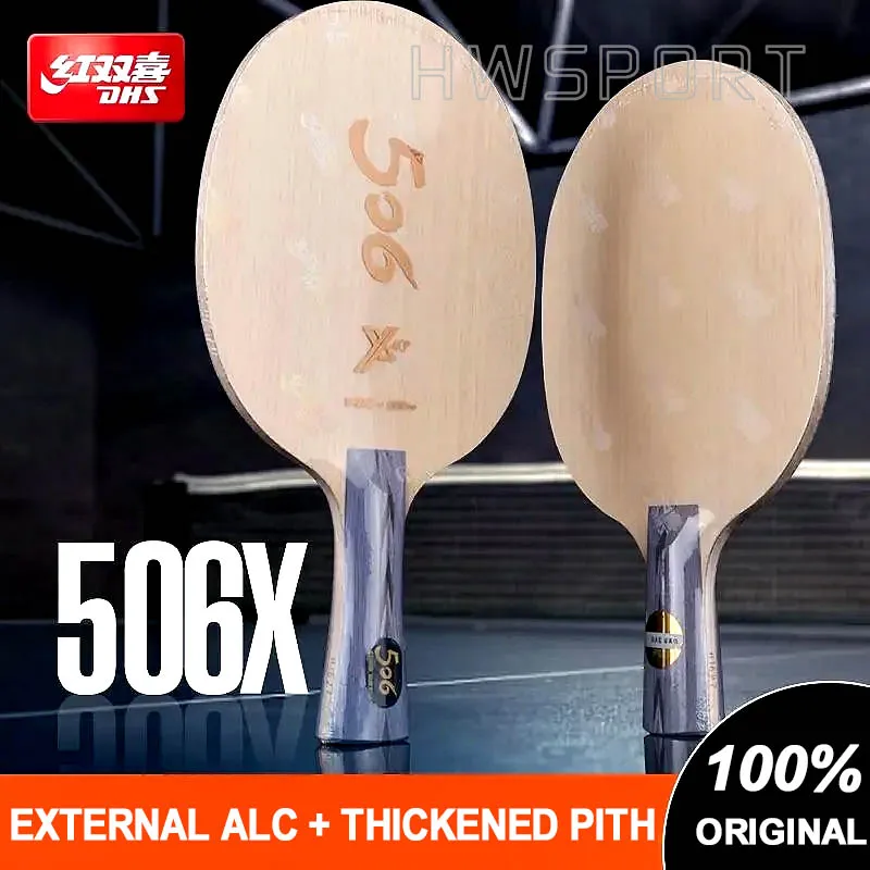 Dhs tg 506x Tischtennis klinge profession elle Offensive verdickte Pith Tischtennis klinge mit Original box Image