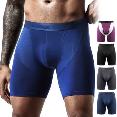 Herren Boxershorts Unterwäsche schnell trocknende Docht wirkung aktive Sportarten weich atmungsaktiv elastischen Bund Total Support Pouch Unterhose