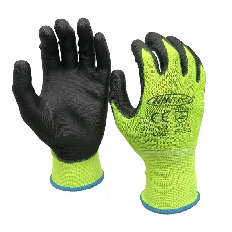 Guanti protettivi da lavoro NMSafety, resistenti all'usura, antiscivolo, macchinari per giardinaggio e lavorazione del legno, guanti da lavoro di sicurezza, 12 paia