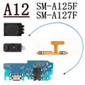 Scheda porta di ricarica USB per Samsung A12 A125F A127F Auricolare Altoparlante Suoneria Cicalino Segnale del volume Cavo flessibile