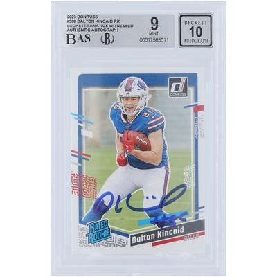 V106832 Bills Dalton Kincaid Buffalo Bills signiert 2023 Panini Donruss #308 Beckett Fanatics bezeugt authentifiziert 9/10 Rookie-Karte 86 Dalton Kincaid AUT PAA TRADING CARDS 45646 AUTTRC CA01F06893 #43 Image