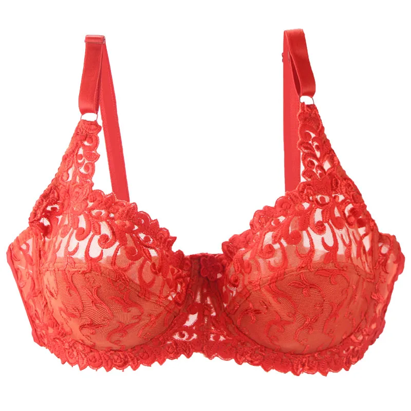 Soutien-gorge grande taille, bonnet CDE, Bralette fine et épaisse en dentelle, sous-vêtements Extra Large pour femmes, brassière Push Up, Lingerie féminine, nouvelle collection 2022