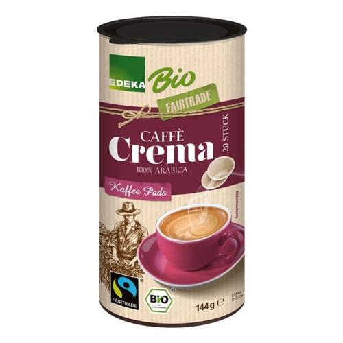 EDEKA Bio 20er-Pack BIO Kaffeepads »Caffè Crema Fairtrade« 144 g