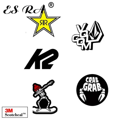 Snowboard Stickers Outdoor Brand Decorate Logo Decal Laptop Pegatinas Waterproof For Skiboard