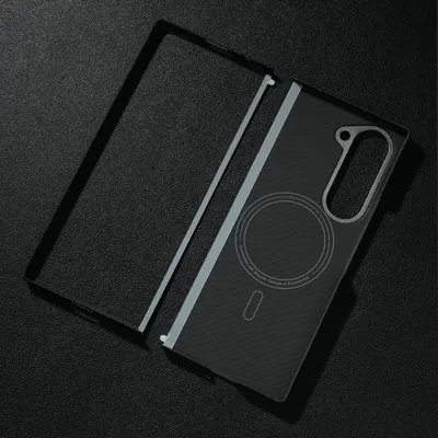 For Samsung Galaxy Z Fold 6 Funda Cover Aramid Carbon Fiber Ultra Thin Carbon Fiber Case For Samsung
