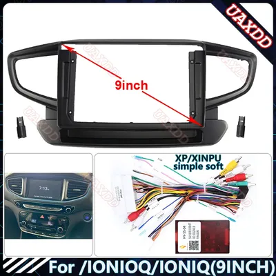 For Hyundai IONIQ 9INCH Car Radio Android Stereo audio screen multimedia video player navigation