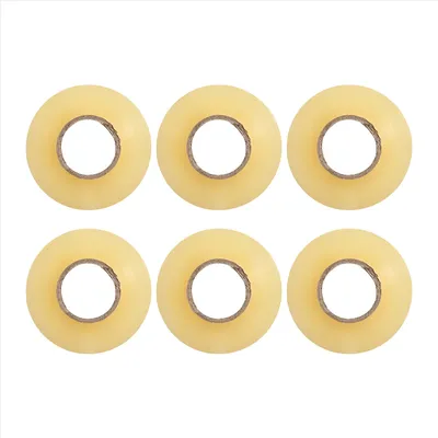 6 Pack Clear Hockey Tape Multipurpose Tape Roll Shin Pad Sock Tape Roll Sports Gear 2.4cmx28M Hockey