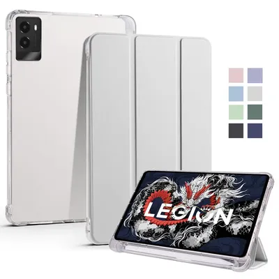 For Legion Y700 2025 Case With Pen Holder Trifold Soft Back Stand Tablet Coque For Lenovo Legion