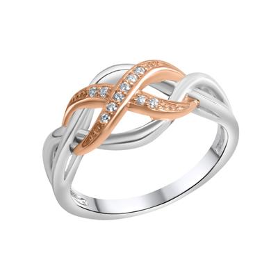 Zeeme Ring 925/- Sterling Silber Zirkonia weiß 058 (18,5) Damen Image