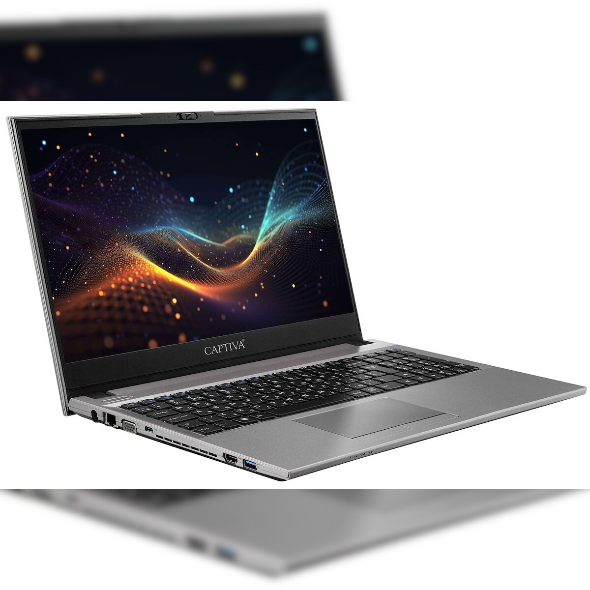 Captiva Notebook Power Starter I81-318 i7-1255U (15.6", 32GB, 2TB SSD, Intel Iris Xe Graphics, DVD-RW, w/o OS) Image