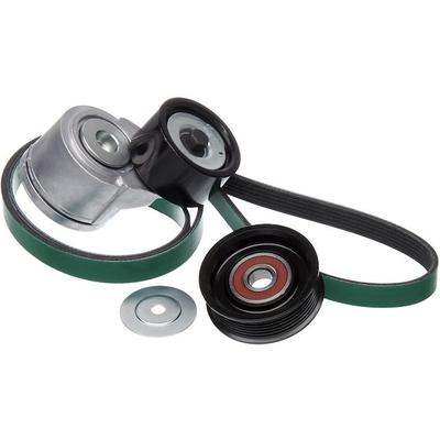 2003-2008, 2010-2020 Volvo VNL Air Conditioning Serpentine Belt Drive Component Kit - Gates
