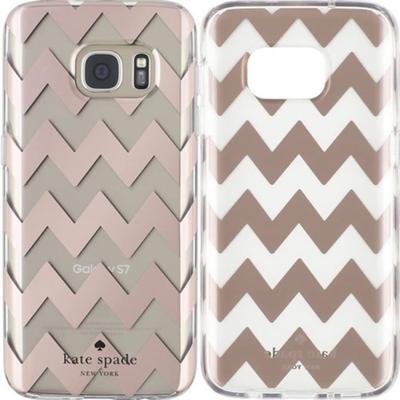 Kate Spade Accessories | Kate Spade | Chevron Rose Gold/Clear | Galaxy S7 | Color: Gold/Pink | Size: Samsung Galaxy S7