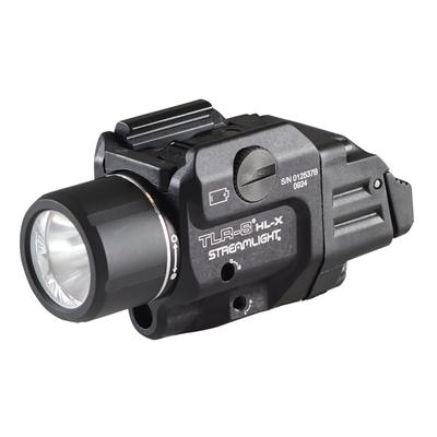 Streamlight TLR-8 HL-X USB SL-B9 Rechargeable 1000 Lumens Weapon Light with High And Low Switches USB-C Cord Multi-Tool And Key Kit Black 69465