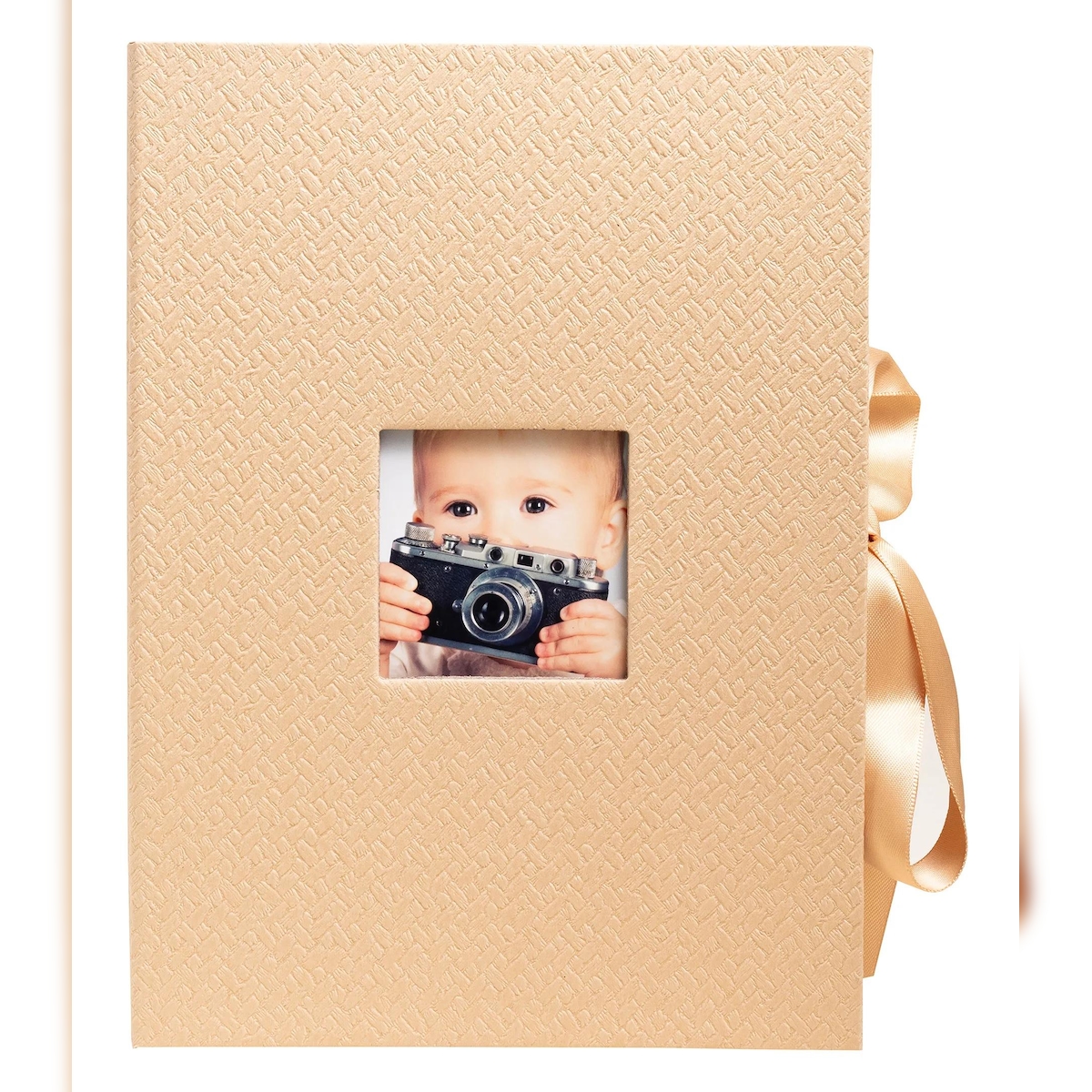 Exacompta 77602E 4x Fotobox OfficeByMe, 20x15x5 cm - Beige Image