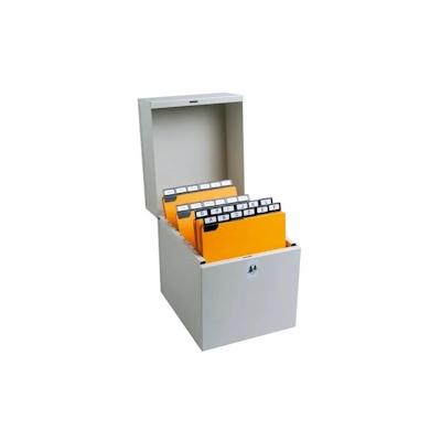 Exacompta 54712E Karteikassette aus Metall, 175x135x210mm - Grau Image