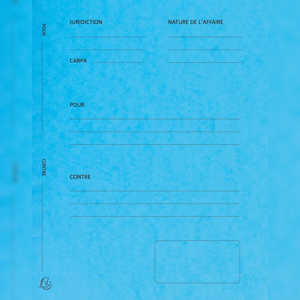 Exacompta 220102E 5x 25er Packung Mappe Pour/contre 25x32cm - Türkis Image
