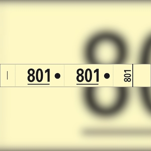 Exacompta 96609E 20x Garderobentick 3-tlg 50 Bl weiss - x 20 - Gelb Image