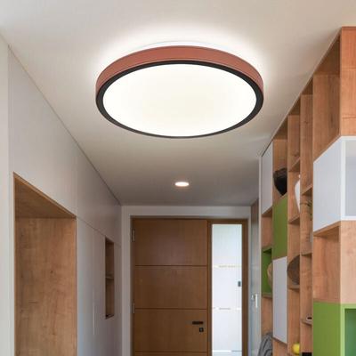 Deckenleuchte CCT Deckenlampe Rundleuchte Wohnzimmerlampe braun LED Deckenlampe, Aluminium, Metall, Image