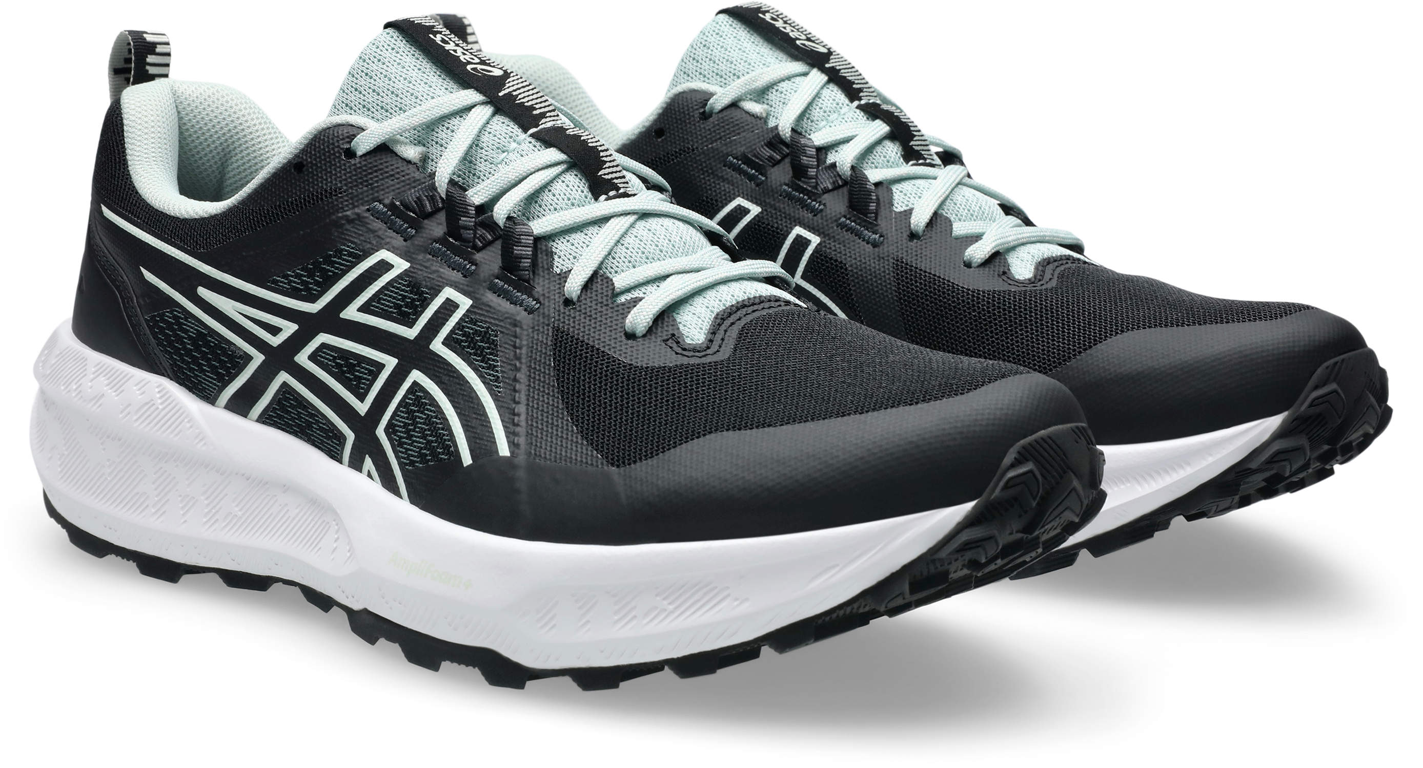 Trailrunningschuh ASICS "GEL-SONOMA 8", Damen, Gr. 46, schwarz, lake grau, Synthetik, Textil, Schuhe