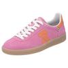 Sneaker RIEKER SPORT "San Diego", Damen, Gr. 42, pink (pink, orange), Veloursleder, sportlich, Schuhe, Retro-Sneaker, Freizeitschuh, Halbschuh mit herausnehmbarem Fußbett