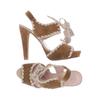 Paco Gil Damen Sandale, Gr. 37, braun, Leder
