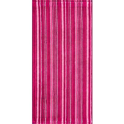 Handtuch EGERIA "Combi Stripes", pink, B:50cm L:100cm, Walkfrottee, Obermaterial: 100% Baumwolle, Handtücher (Packung), mit feinen Streifen, 100% Baumwolle Image