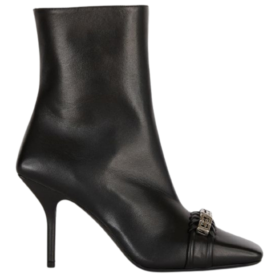 Schwarze Stiefeletten im G-Woven-Design von Givenchy