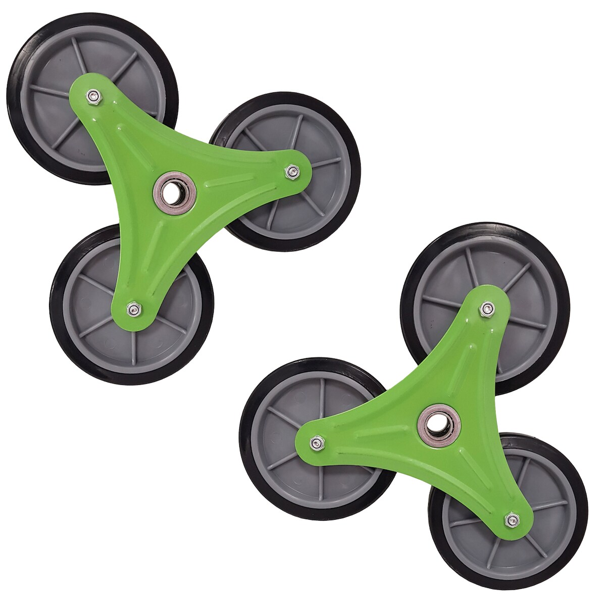 Baumarktplus 2x Ersatzrad für Treppensteiger Sternrad Dreikranzrad Image