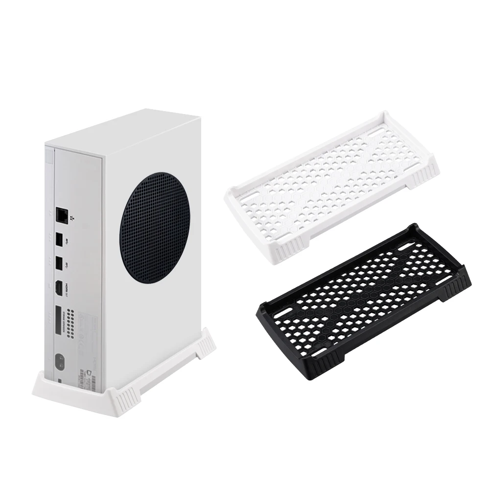 For Xbox Series S Vertical Stand with Built-in Cooling Vents Game Console Holder Station Cooling Base For Xbox Game Accessories