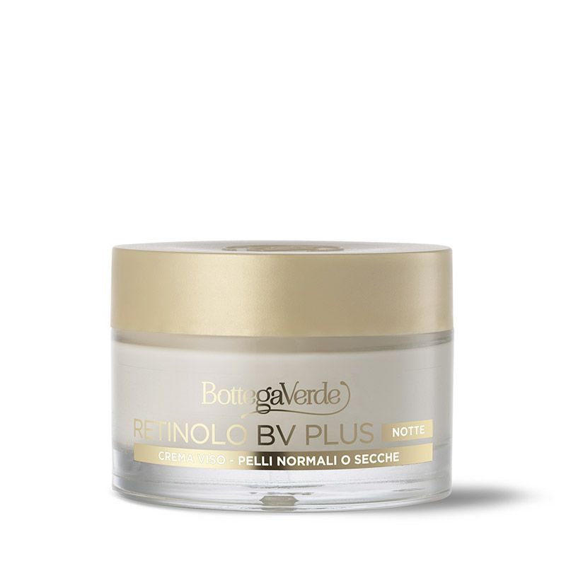 Bottega Verde Retinolo Bv Plus - Crema viso notte antietà, elasticizza