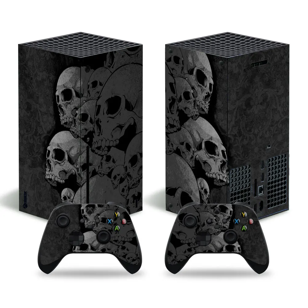for xbox series X Skin sticker Red skull Design Decal Cover pvc skins for xbox series X vinyl sticker for xbox series X
