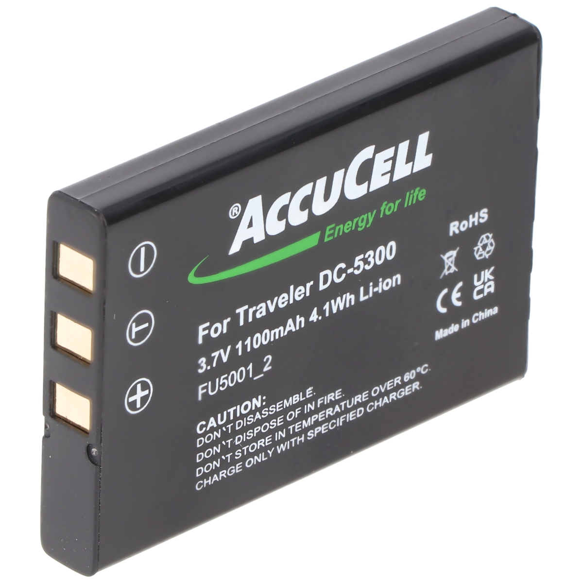AccuCell Akku passend für Aiptek Pocket DV Z 200 Image
