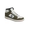Sneaker DC SHOES "Manteca 4 Hi", Gr. 8,5(41), grün, grau, weiß, 51.34% Leder, 48.66% Synthetikmaterial, Schuhe